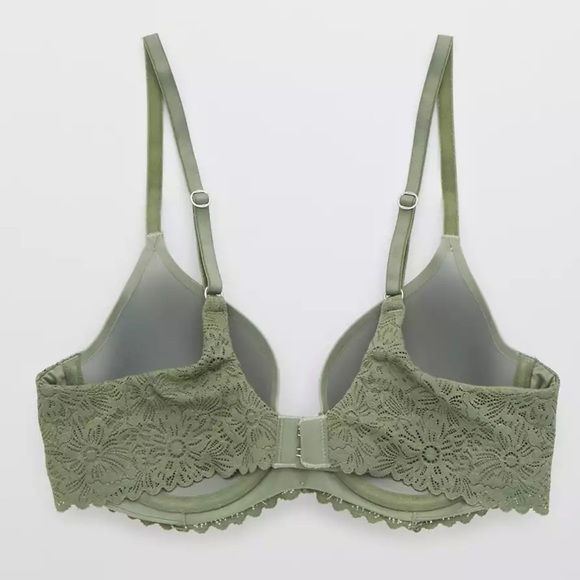 NWOT Aerie Real Sunnie Full Coverage Lightly Lined Blossom Lace Bra 34C - Picture 10 of 12